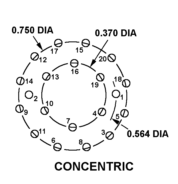 Referencia  del número de existencias nacionales 5935-00-787-0402