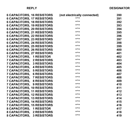 Referencia  del número de existencias nacionales 5915-01-129-4605