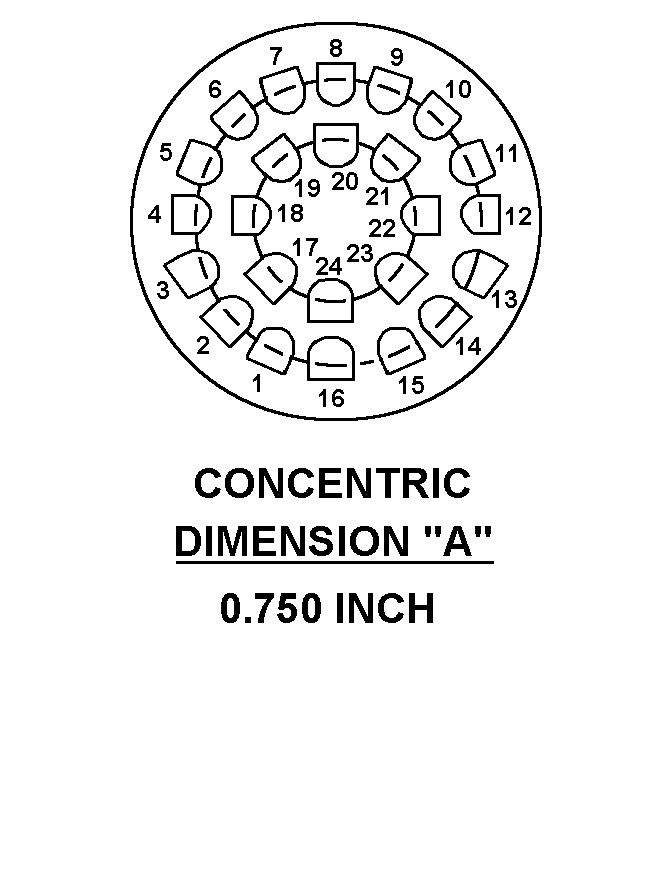 Referencia  del número de existencias nacionales 5935-00-681-3563